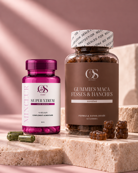 DUO BODY GOALS - SUPER XTREM + GUMMIES MACA SUPRÊME